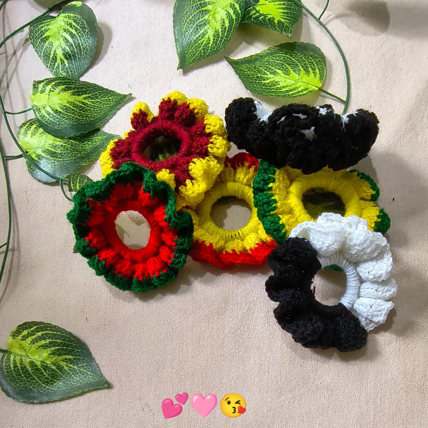 Multi Colour Scrunchies